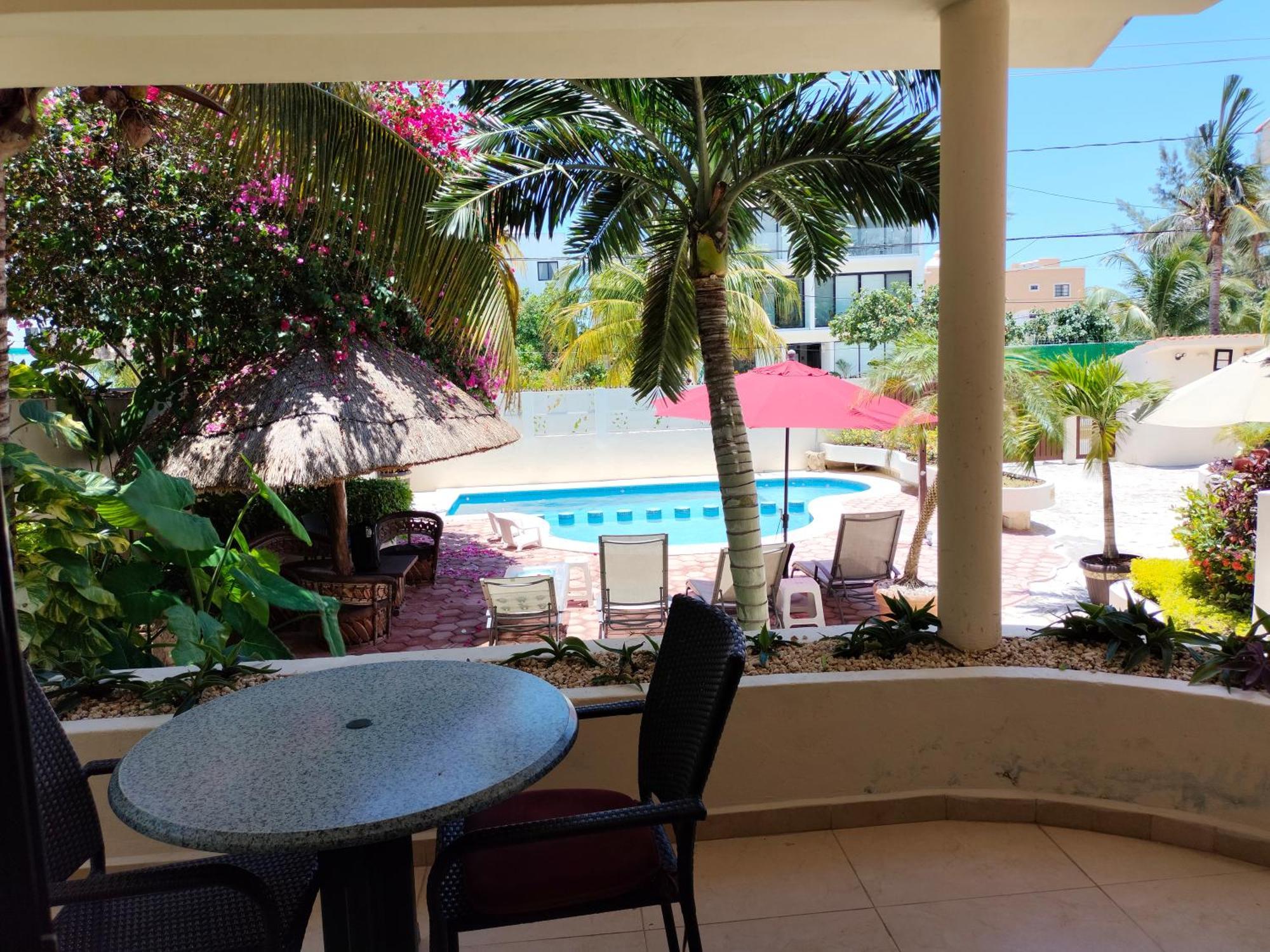Cabanas Puerto Morelos Buitenkant foto